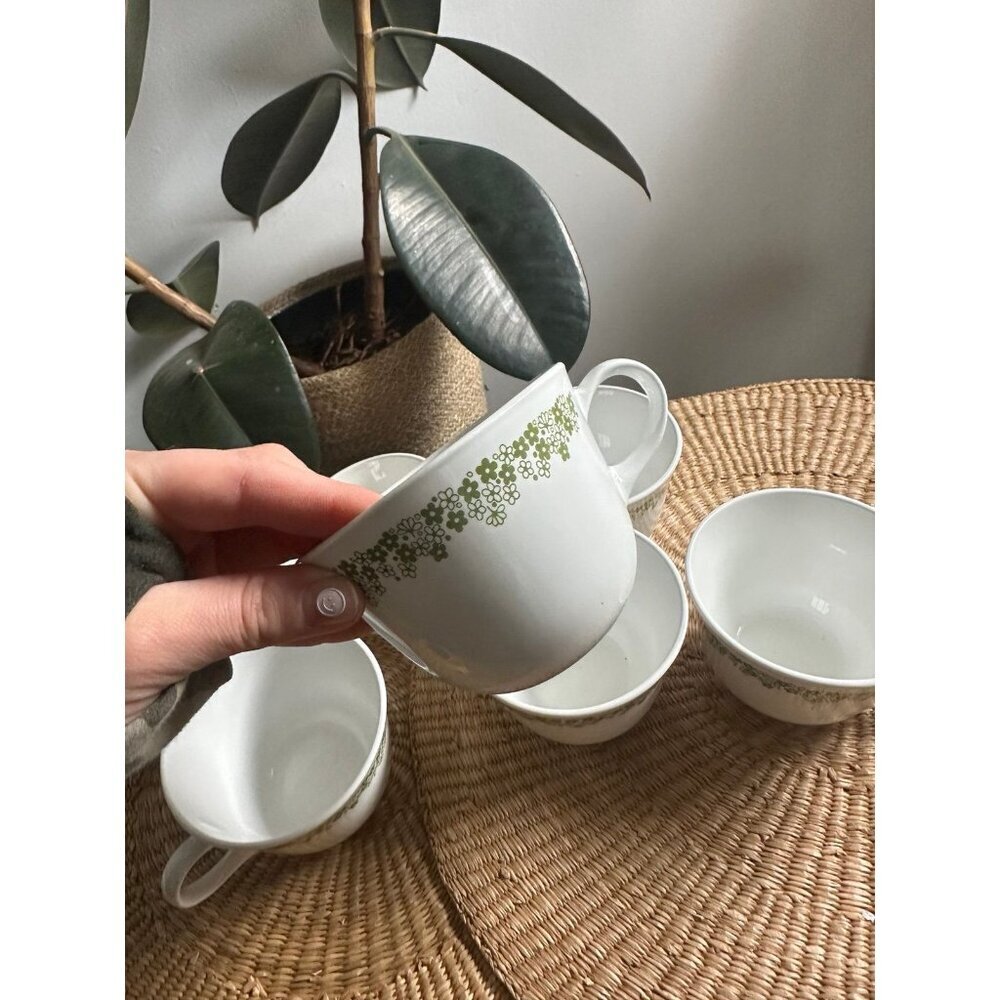 8 piece Corelle Livingware by Corning tea cup set - Picture 8 of 9